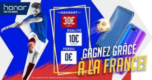Lire la suite à propos de l’article « Gagnez avec la France » : le concours Honor pour la coupe du monde de football