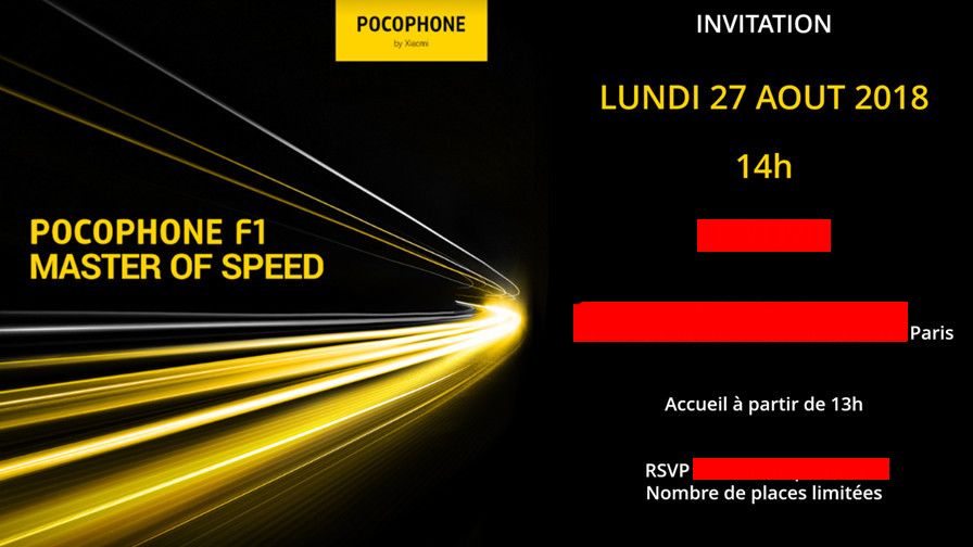 Lire la suite à propos de l’article Pocophone par Xiaomi : le F1 sera annoncé fin août 2018 en France