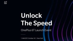 Lire la suite à propos de l’article OnePlus 6T : rendez-vous le 30 octobre 2018 !