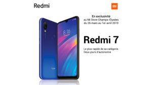 Lire la suite à propos de l’article Redmi 7 en exclusivité au Mi Store des Champs-Élysées !