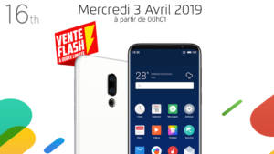 Lire la suite à propos de l’article Meizu 16th en vente flash à partir de 399€ le 3 avril 2019