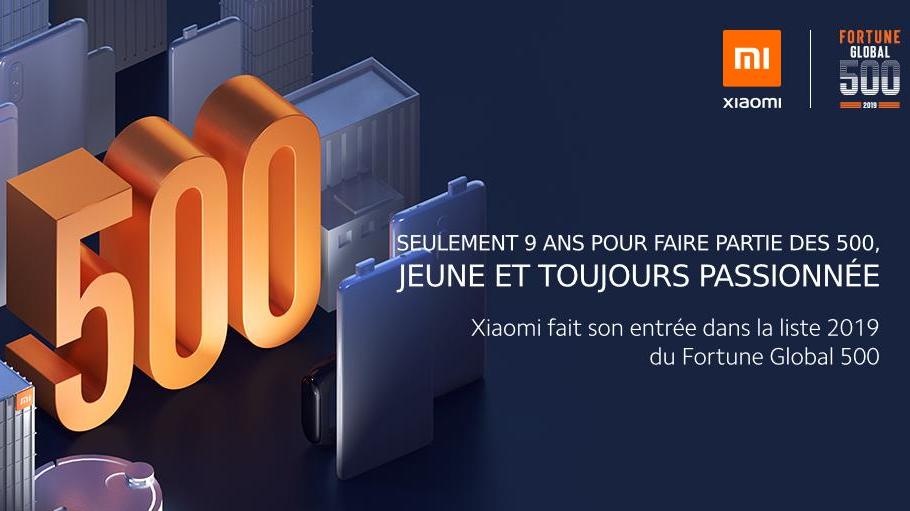 Lire la suite à propos de l’article Xiaomi intègre le classement Fortune Global 500