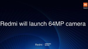 Lire la suite à propos de l’article Redmi confirme le capteur 64 Mpx qui équipera son prochain smartphone