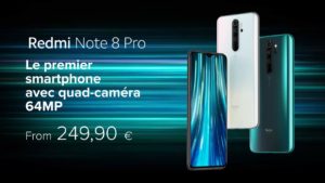 Lire la suite à propos de l’article Redmi Note 8 Pro : disponible dès le 26 septembre 2019 !