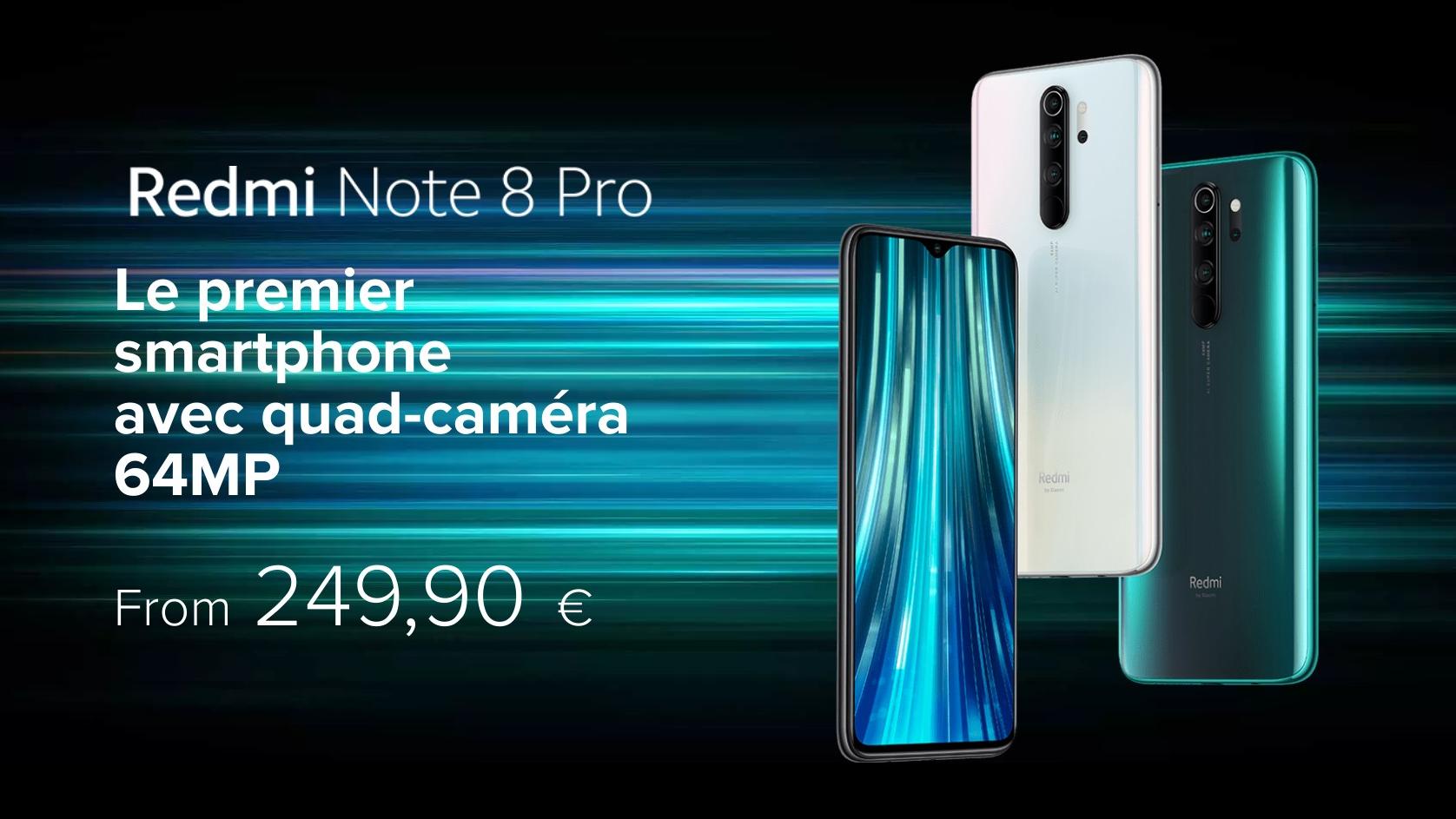 You are currently viewing Redmi Note 8 Pro : disponible dès le 26 septembre 2019 !