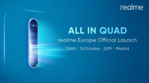 Lire la suite à propos de l’article realme vous donne rendez-vous le 15 octobre 2019 !