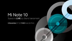 Lire la suite à propos de l’article Xiaomi Mi Note 10 : suivez en direct son lancement le 6 novembre 2019