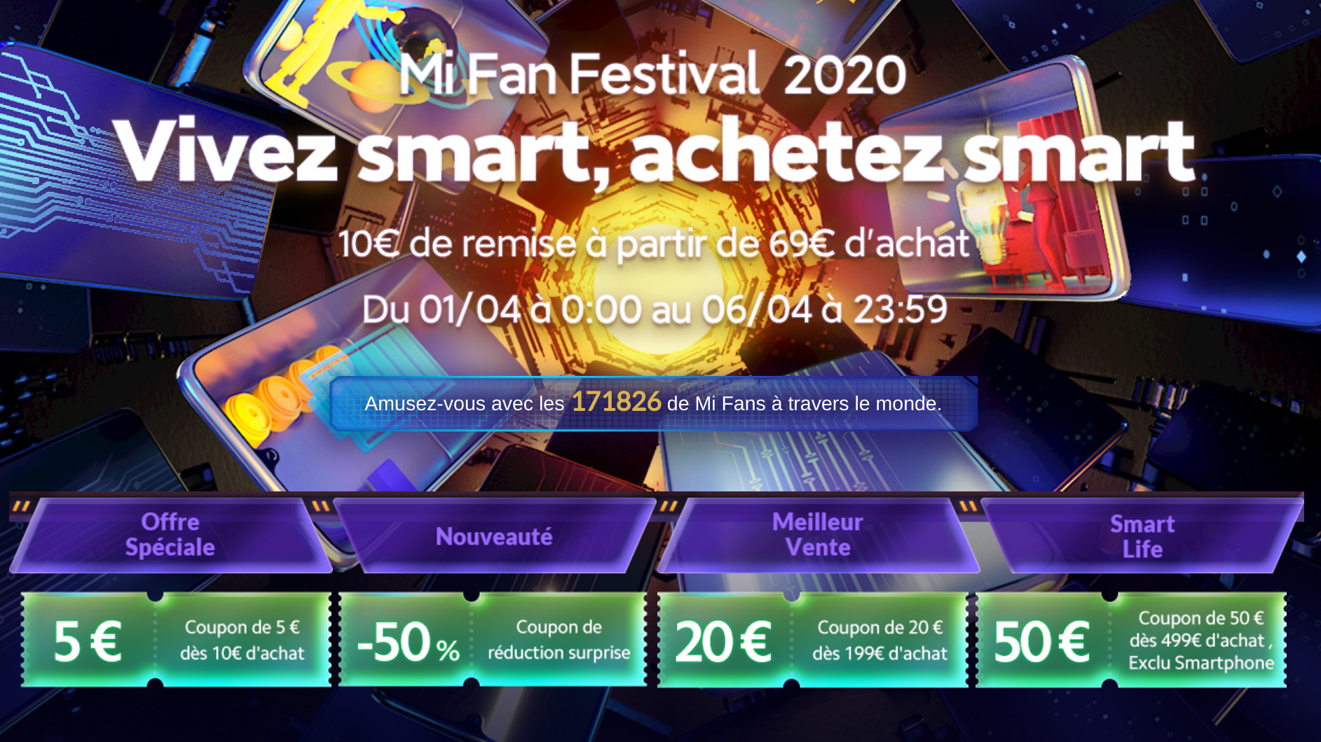 Lire la suite à propos de l’article Xiaomi France lance le Mi Fan Festival 2020 avec de nombreuses promotions !