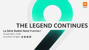 Lire la suite à propos de l’article Xiaomi : lancement de la série Redmi Note 9 le 30 avril 2020