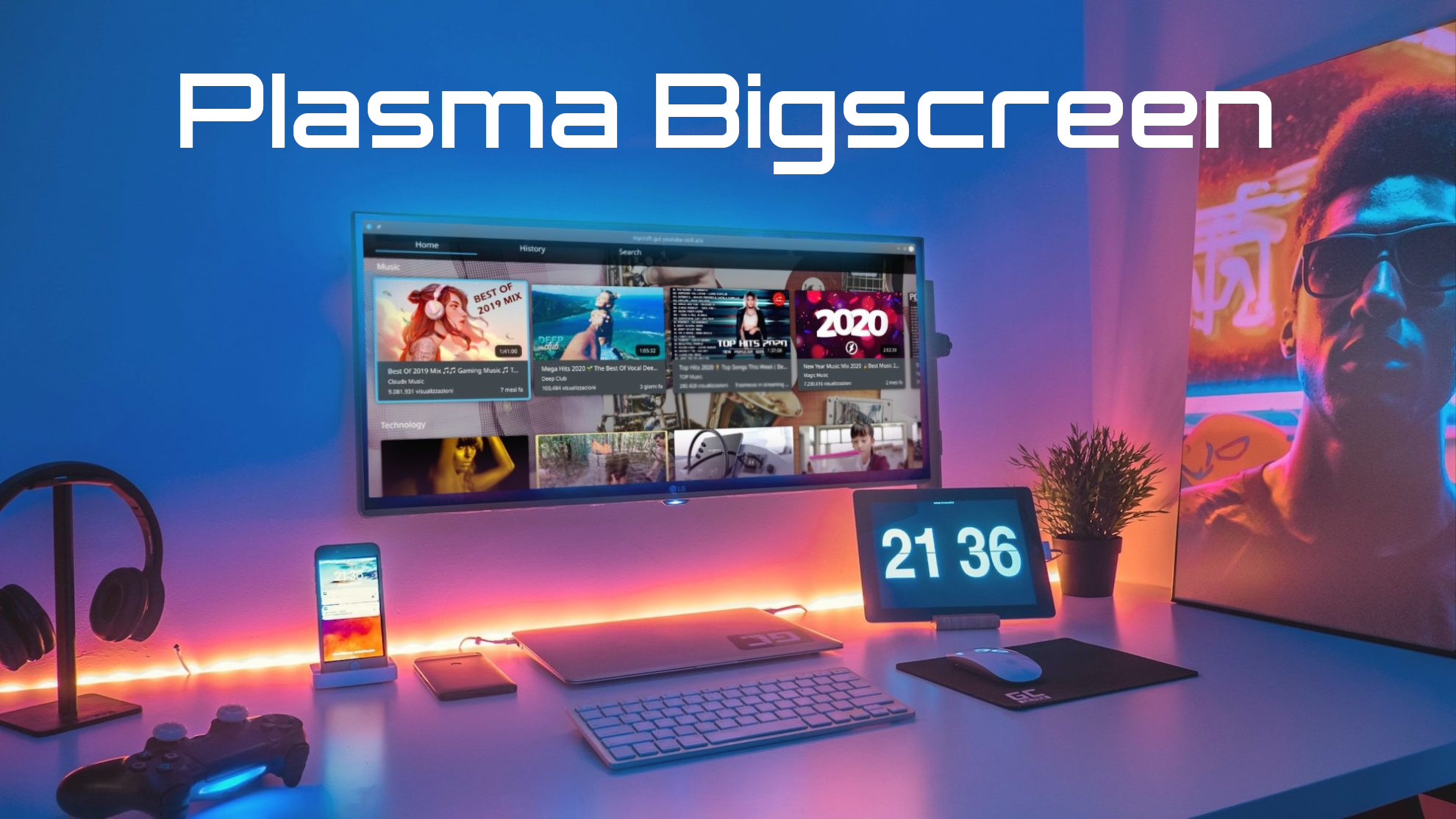 Lire la suite à propos de l’article KDE Plasma Bigscreen (bêta 2) : l’alternative à Android TV s’améliore