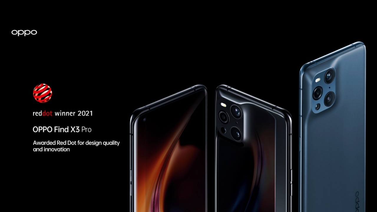 You are currently viewing OPPO remporte un Red Dot Award pour le design de l’OPPO Find X3 Pro