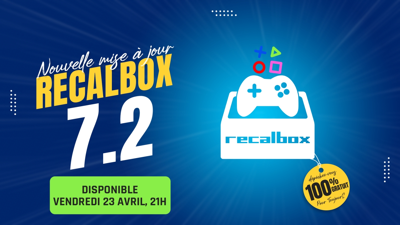 Lire la suite à propos de l’article Recalbox 7.2 : plein de nouveautés !