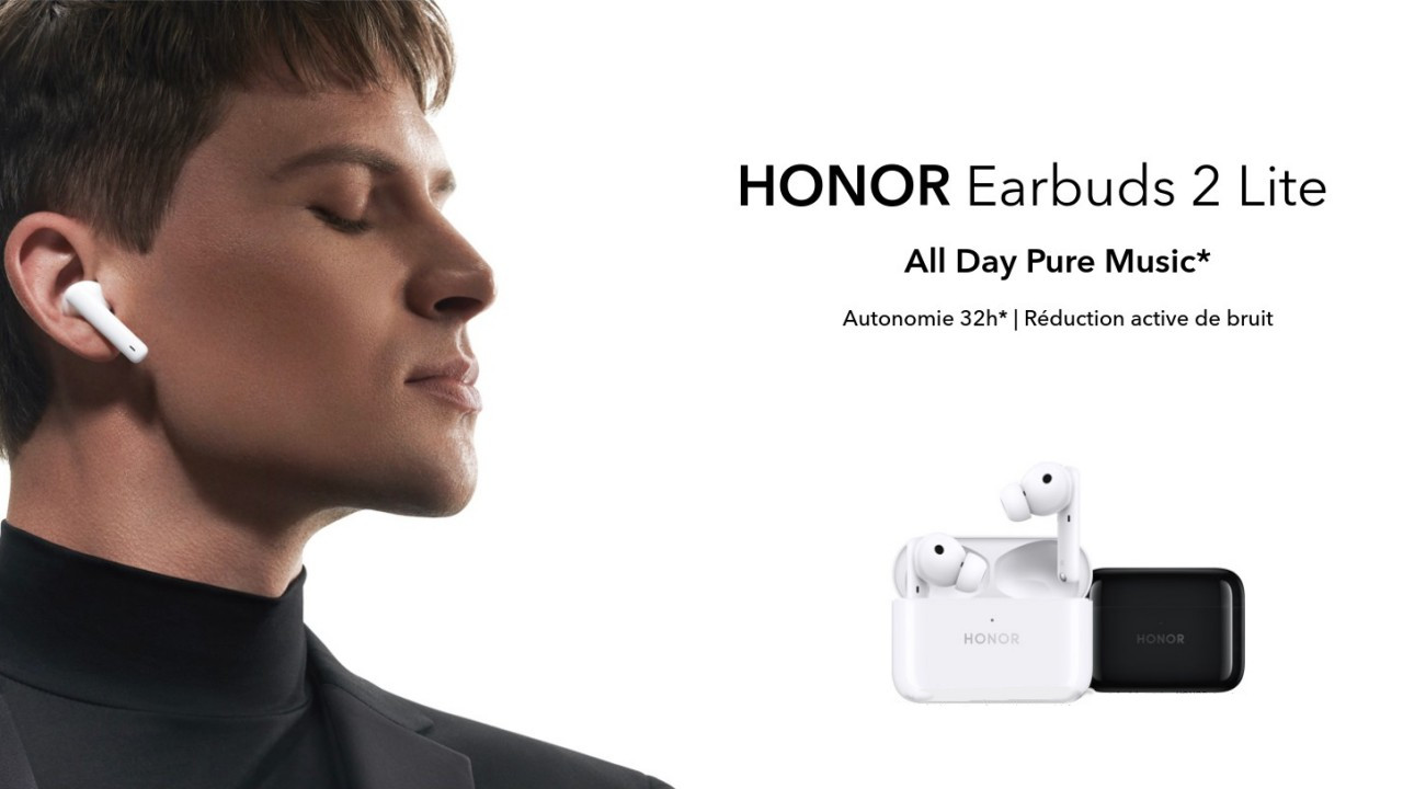Lire la suite à propos de l’article HONOR Earbuds 2 Lite : réduction active de bruit pour moins de 100€