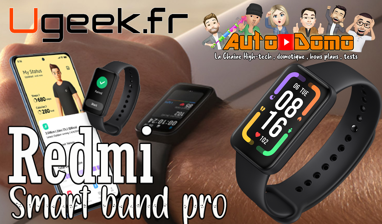 Lire la suite à propos de l’article Le bracelet connecté Redmi Smart Band Pro