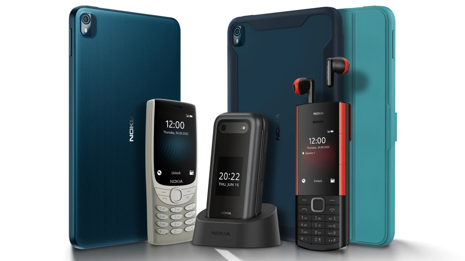 Lire la suite à propos de l’article Nouveautés : Nokia 8210 4G, Nokia 2660 Flip, Nokia 5710 XpressAudio et la tablette Nokia T10