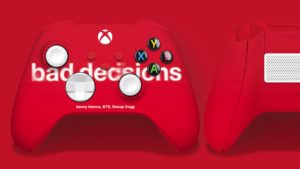 Lire la suite à propos de l’article Xbox dévoile la manette « Bad Decisions » de benny blanco, BTS et Snoop Dogg
