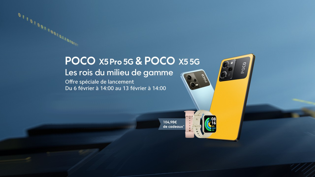 You are currently viewing POCO X5 Pro & POCO X5 : écran AMOLED et 5G