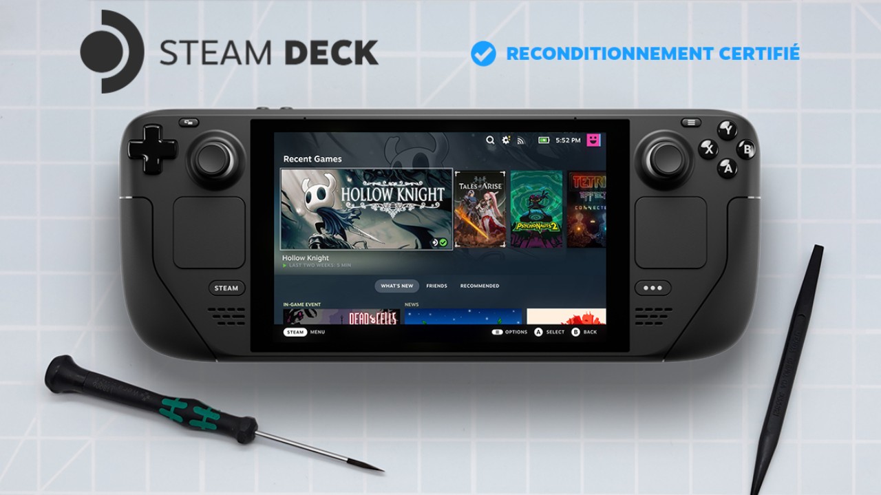 You are currently viewing Achetez une Steam Deck en reconditionnement certifié