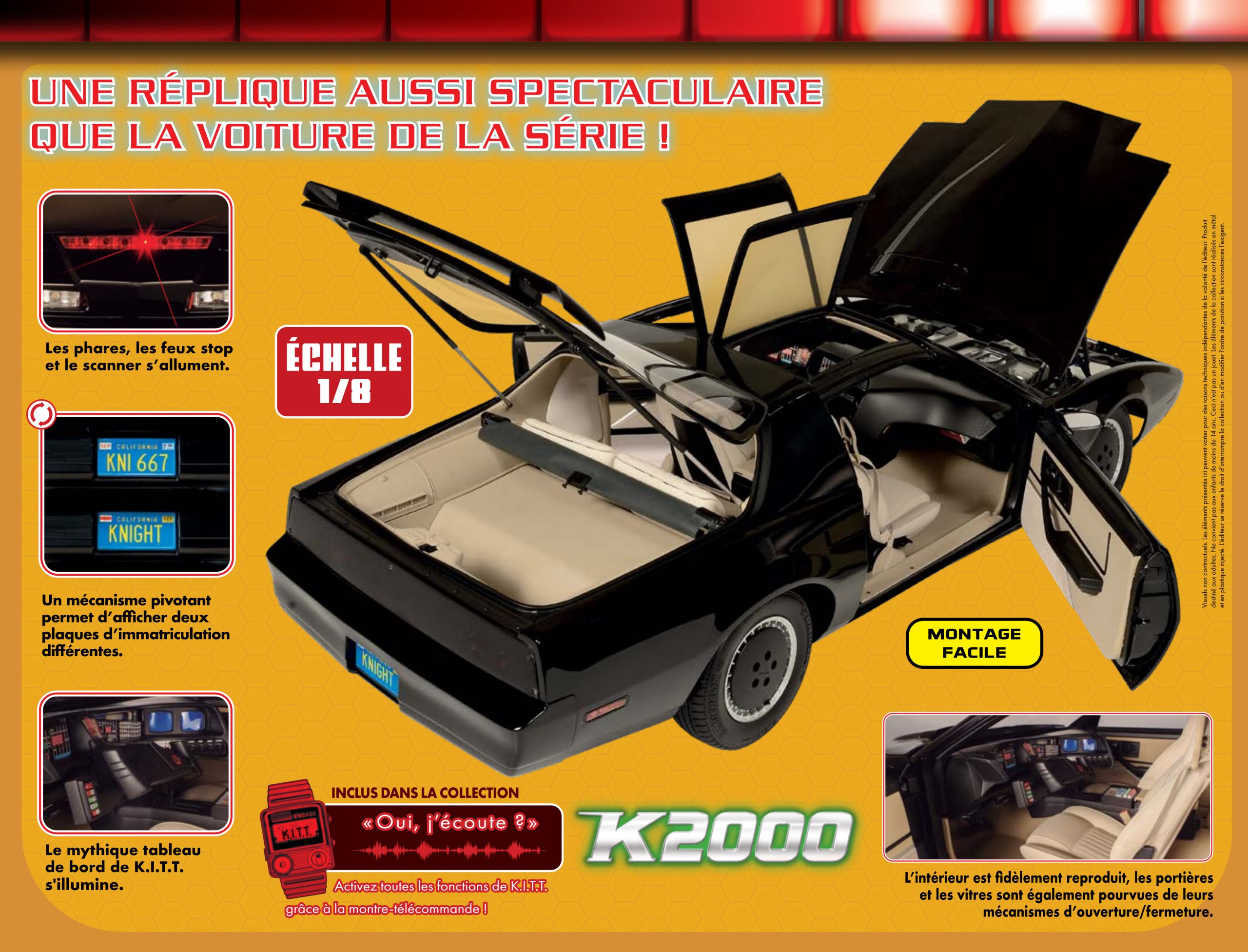 K.I.T.T échelle 1/8 - Altaya