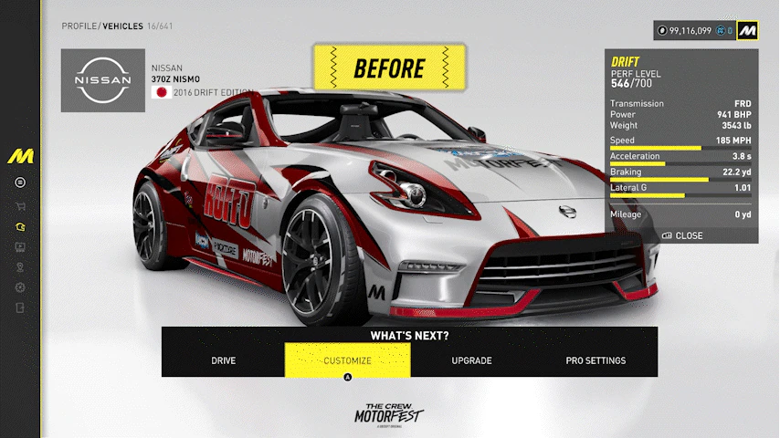 The Crew Motorfest échange de pièces