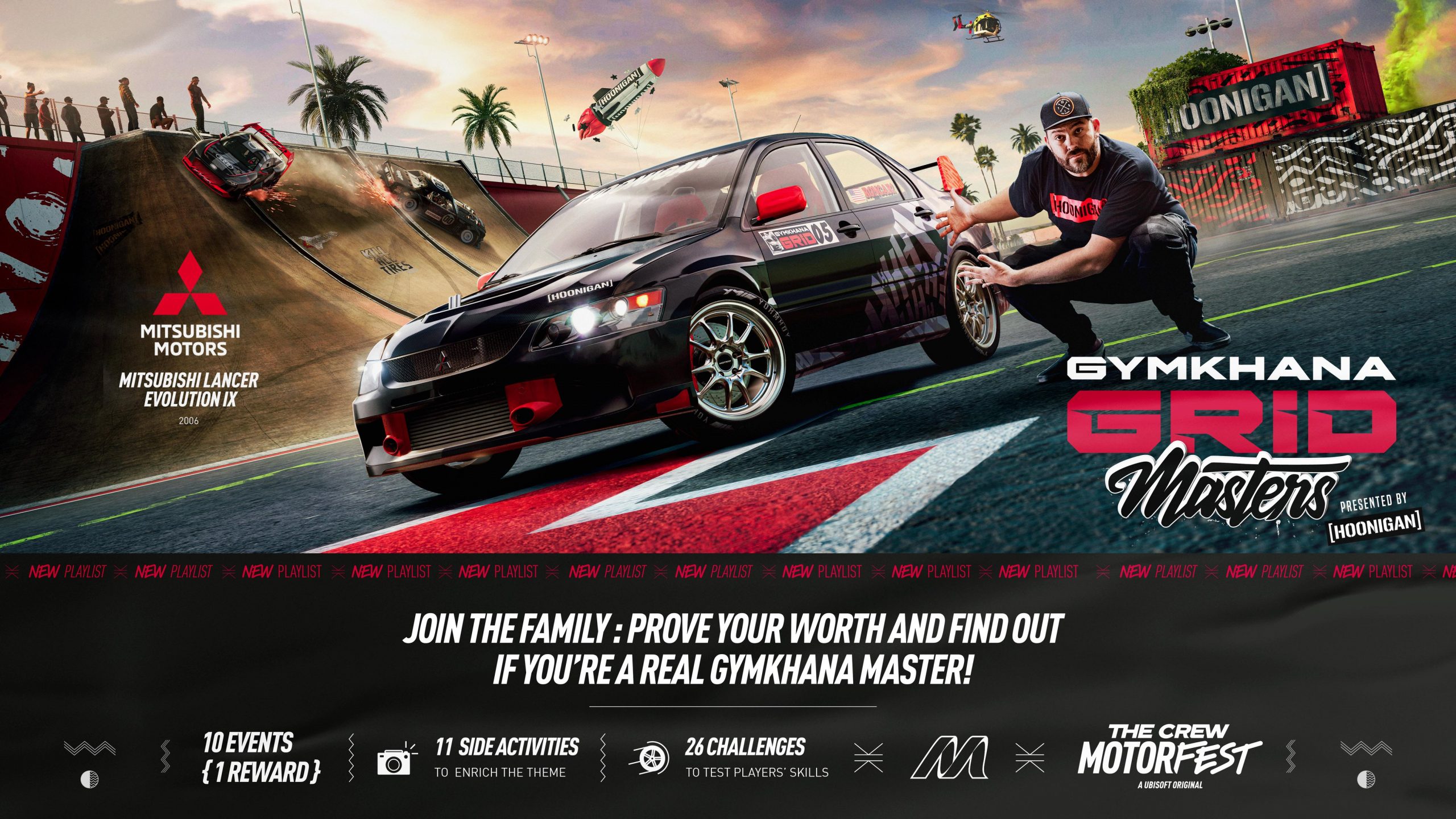 The Crew Motorfest Hoonigan Mitsubishi Lancer Evo IX