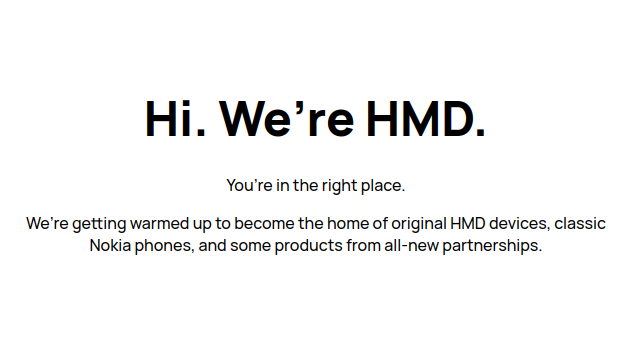 Texte d'accueil du futur site HMD.com