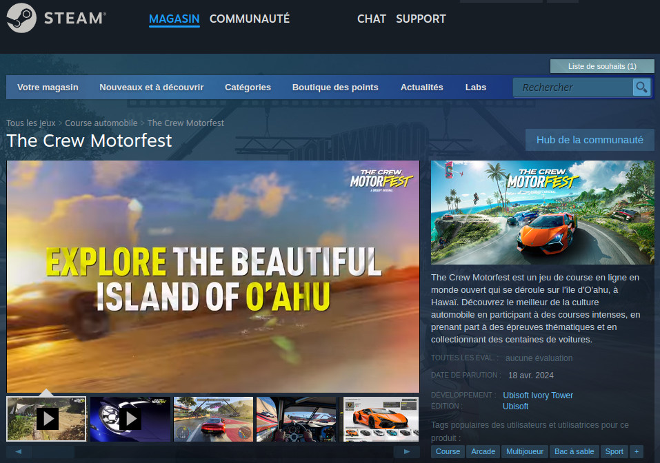 The Crew Motorfest Steam Store