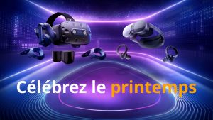 Lire la suite à propos de l’article Offres de printemps sur les casques VR : HTC VIVE XR Elite et VIVE Pro 2