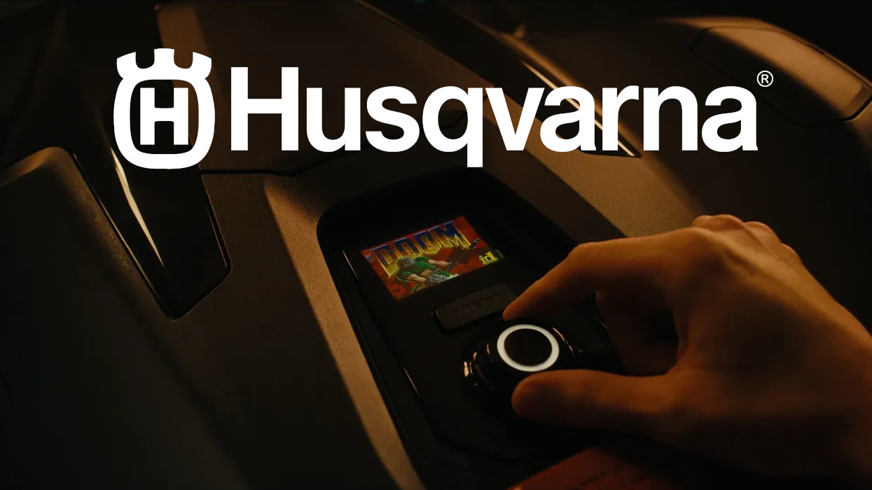 You are currently viewing DOOM jouable sur les robots tondeuses Husqvarna NERA !