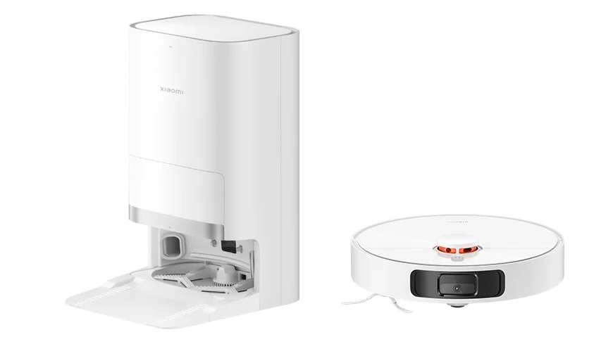 robot aspirateur et laveur Xiaomi Robot Vacuum X20+ avec sa base