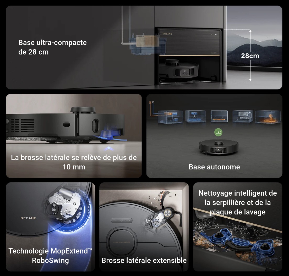 Dreame X40 Ultra Caractéristiques