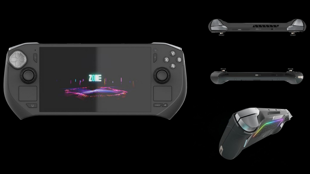 Différentes vues de la Zotac Zone