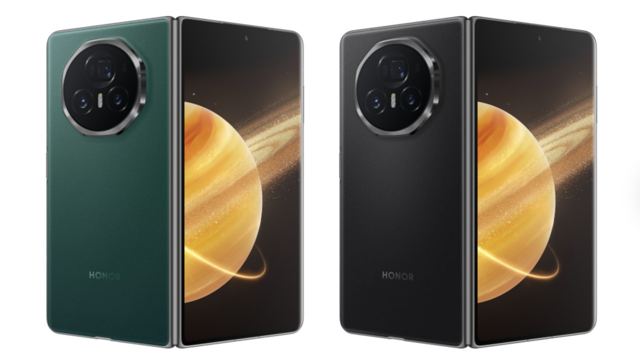 Coloris Vert et Noir du HONOR Magic V3