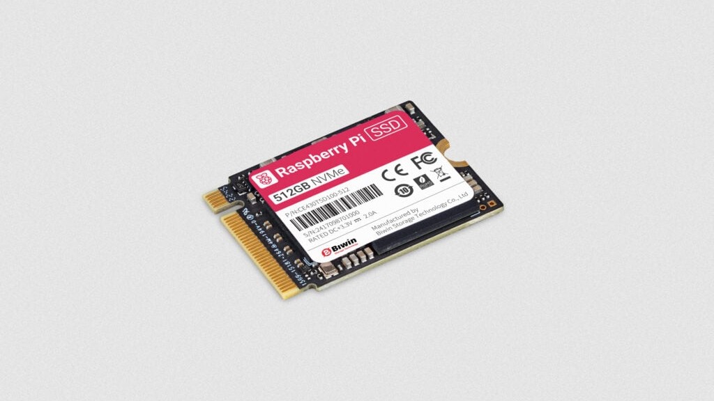 SSD NVMe Raspberry Pi 512 Go