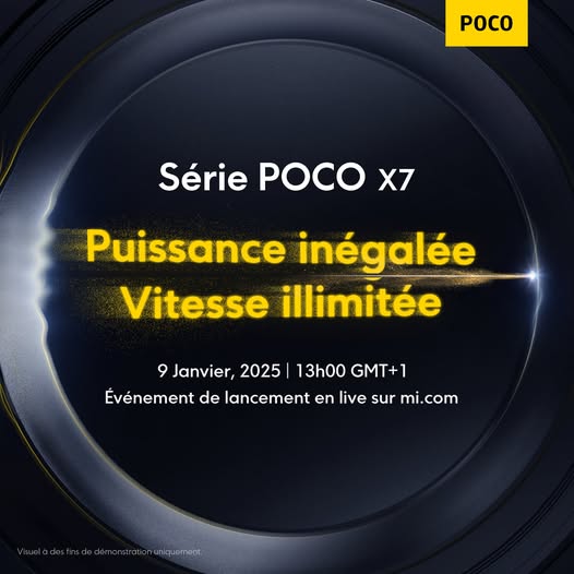 Date de lancement de la série POCO X7
