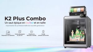 Lire la suite à propos de l’article Creality K2 Plus Combo : une imprimante 3D multicouleurs, rapide et précise