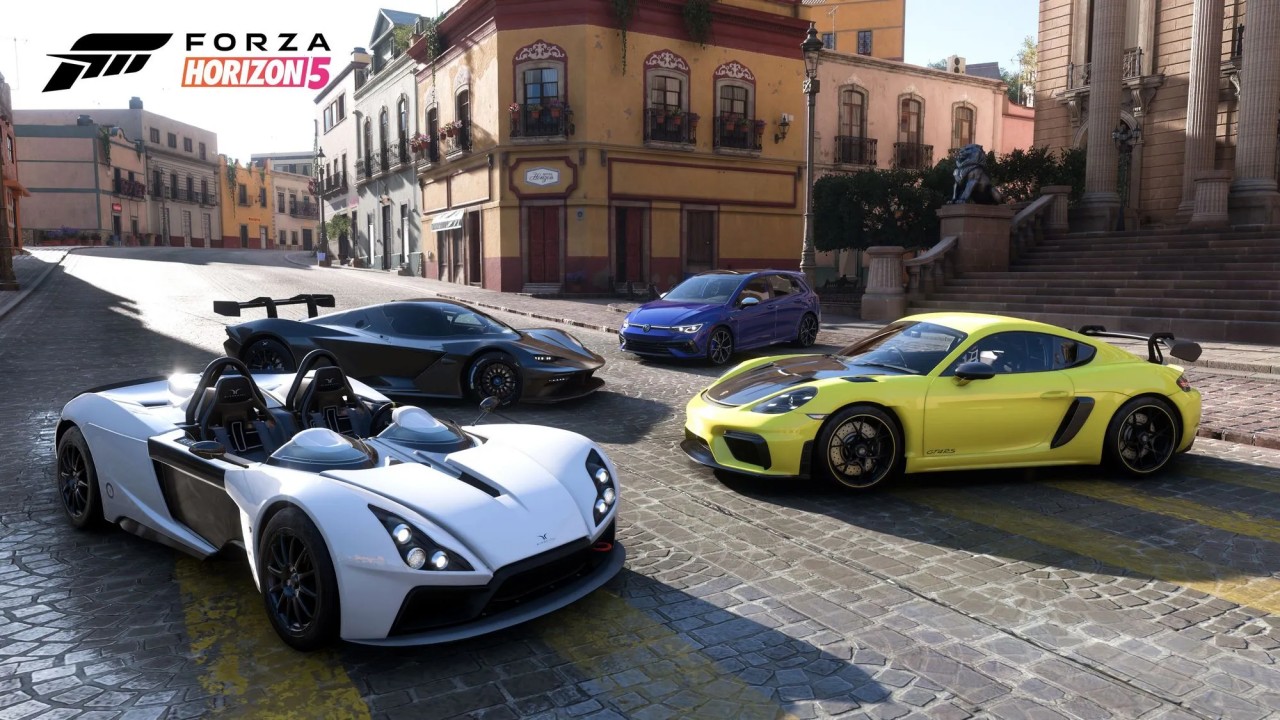 4 cars of Forza Horizon 5