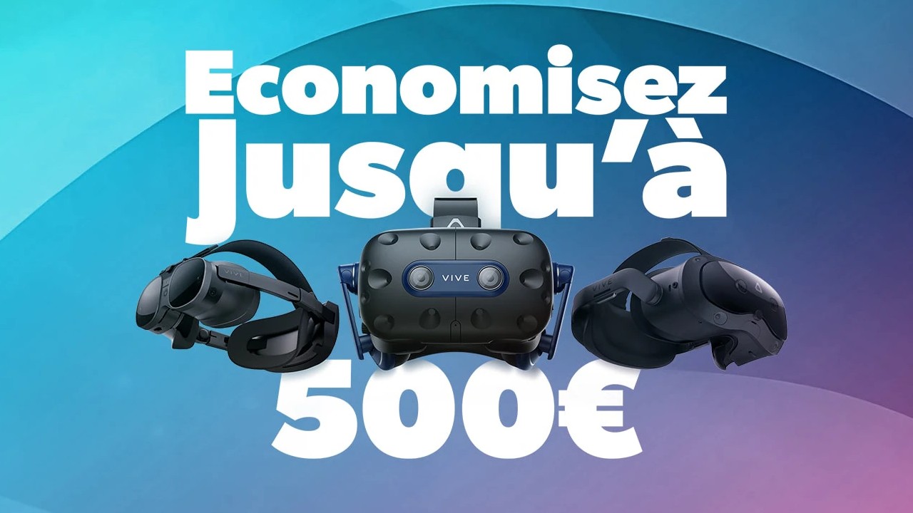 Lire la suite à propos de l’article Offres exclusives sur les casques VR et accessoires HTC Vive