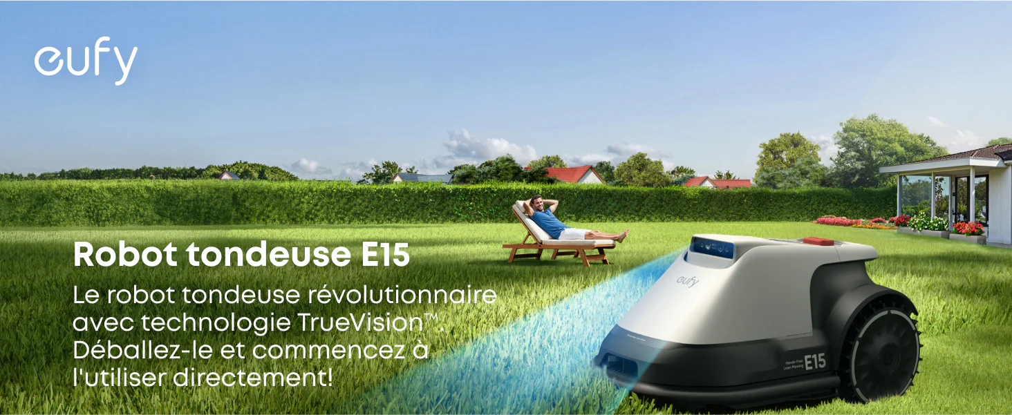 aperçu du robot tondeuse eufy