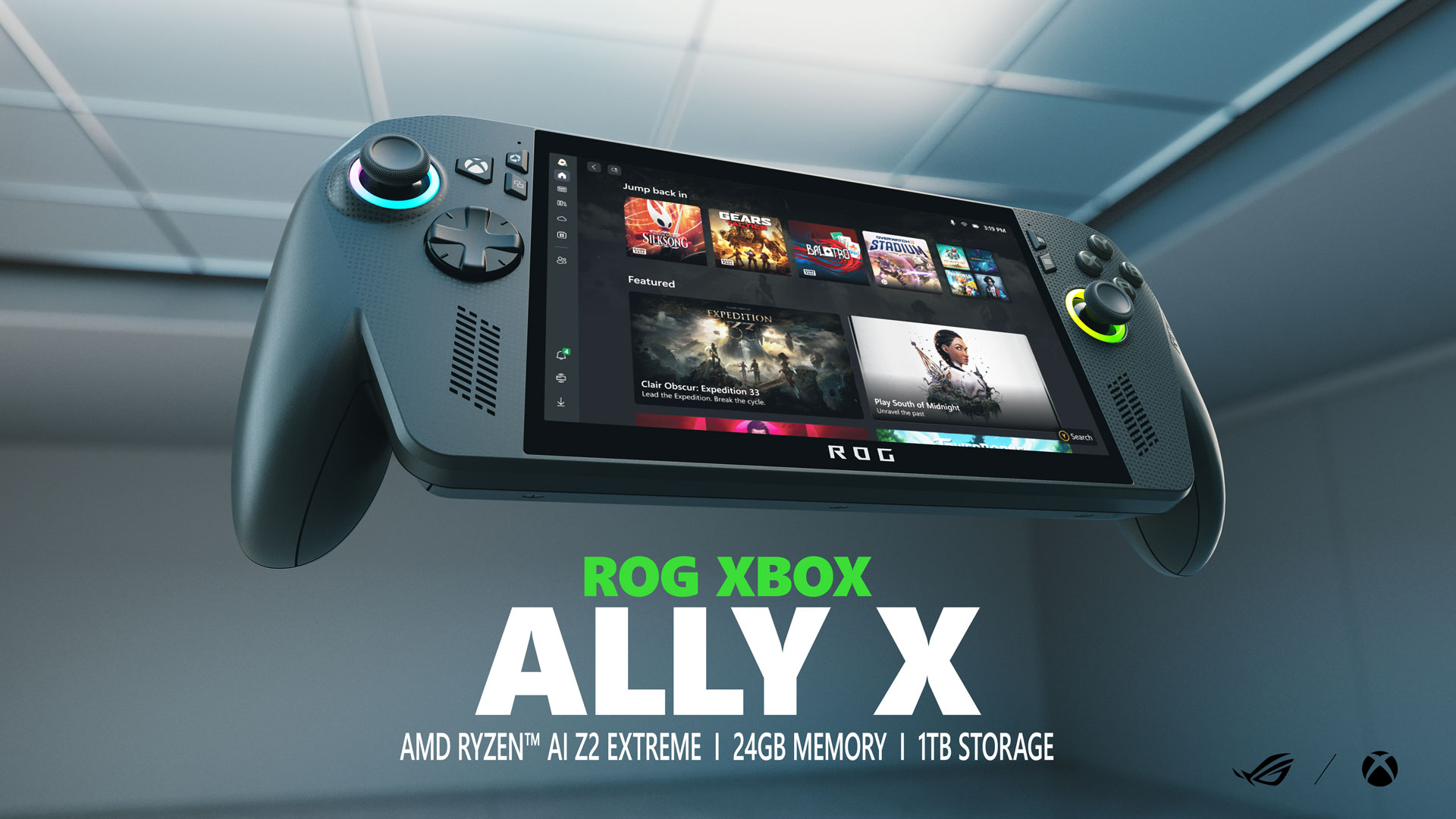 You are currently viewing Xbox et ASUS dévoilent les ROG Xbox Ally et Ally X : deux consoles portables sous Windows 11