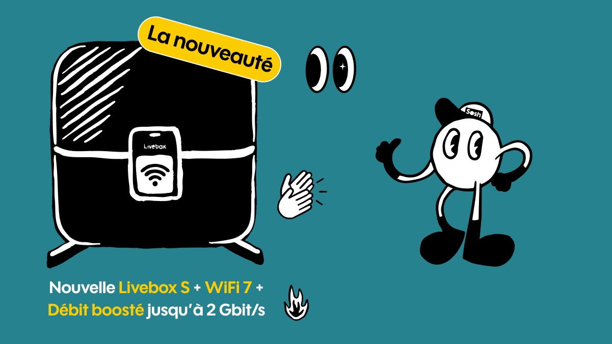 Lire la suite à propos de l’article Sosh Fibre passe à la Livebox S !
