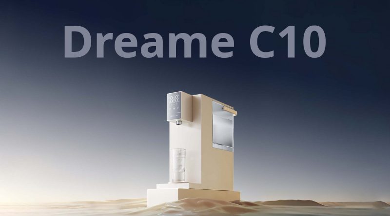 Rendu officiel du distributeur d'eau Dreame C10