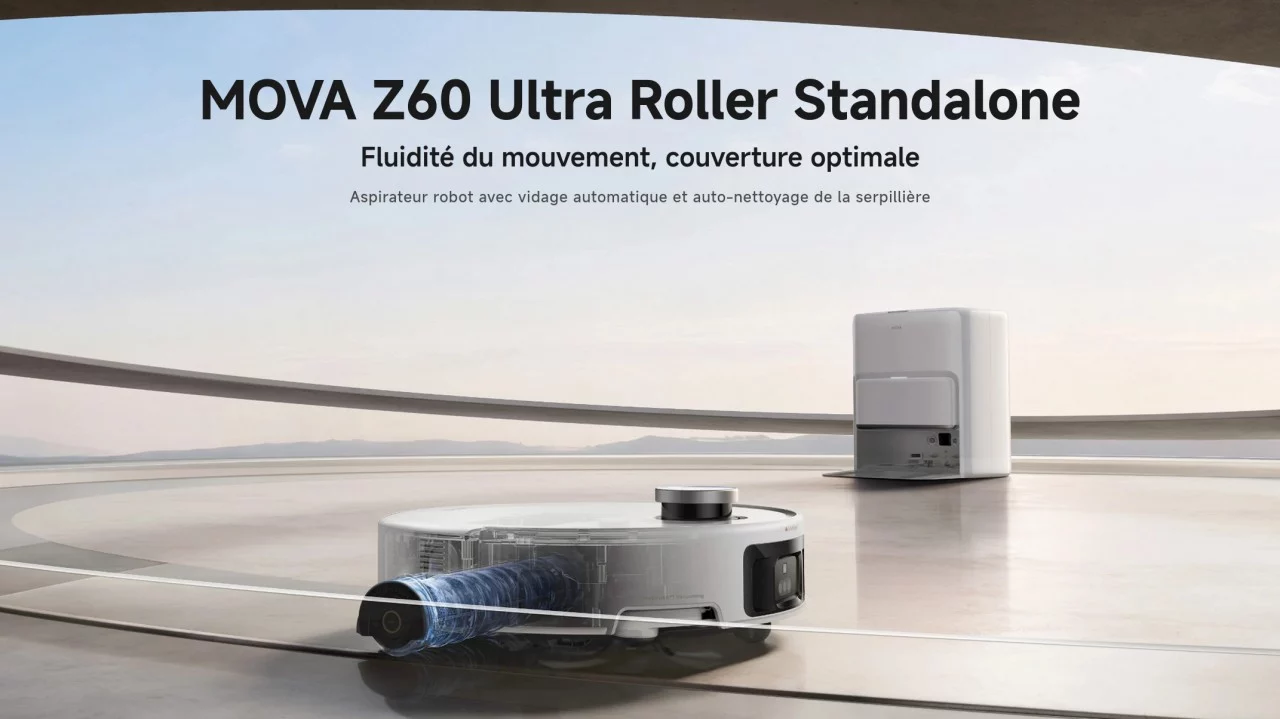 You are currently viewing MOVA Z60 Ultra Roller Standalone : un robot aspirateur performant à moins de 1000€