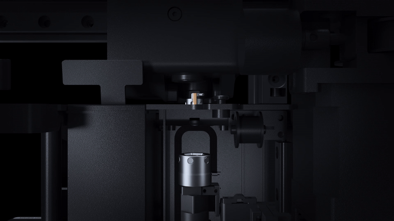 Animation du changement des buses sur l'imprimante 3D AtomForm Palette 300 de MOVA