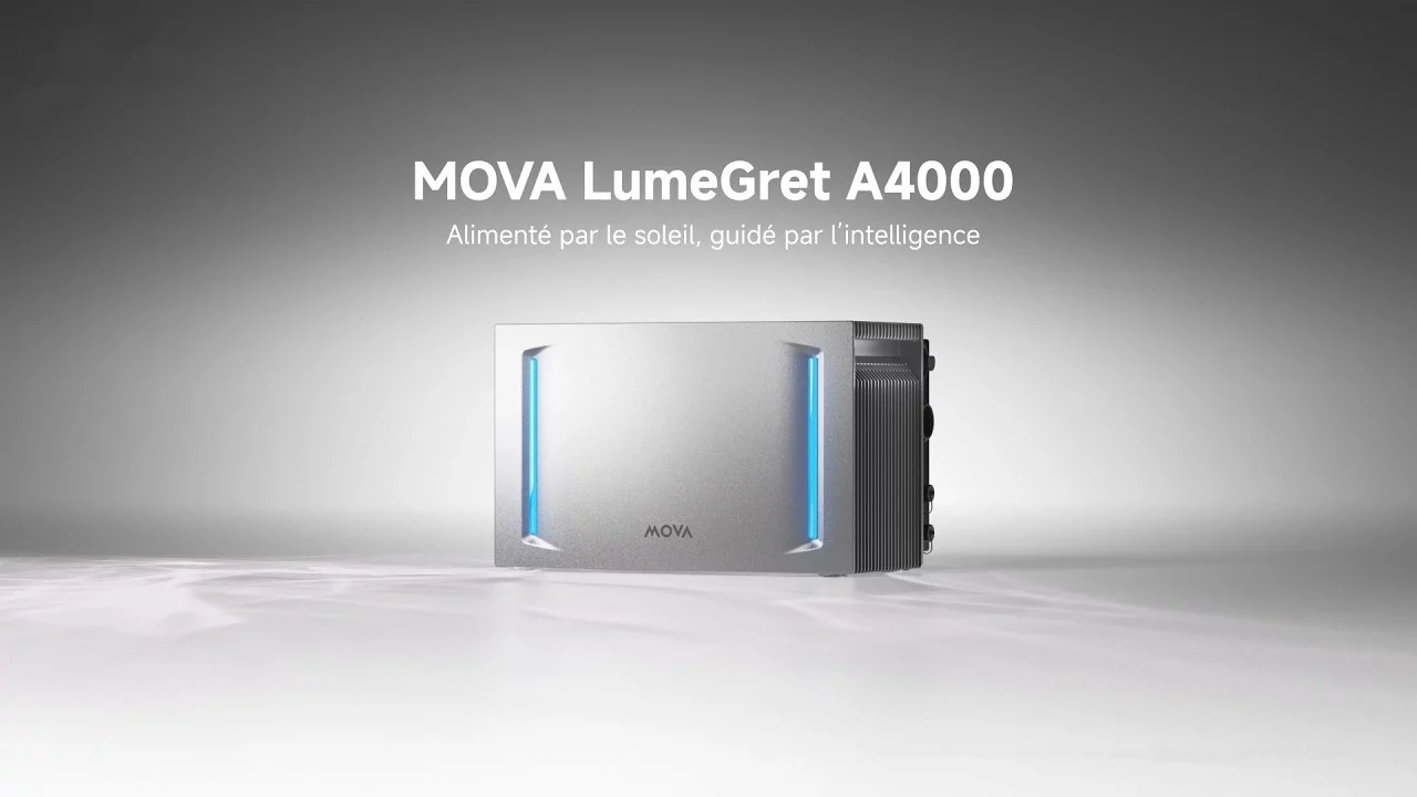 Lire la suite à propos de l’article MOVA lance sa gamme de batteries solaires LumeGret A4000 et B4000