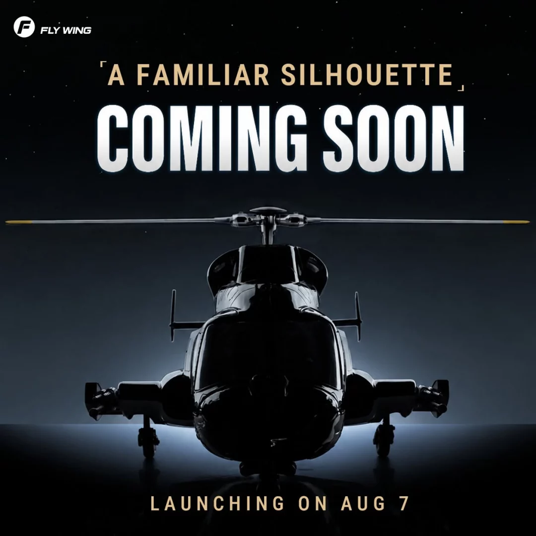 Publication officielle pour découvrir le prochain hélicoptère RC de chez Flywing