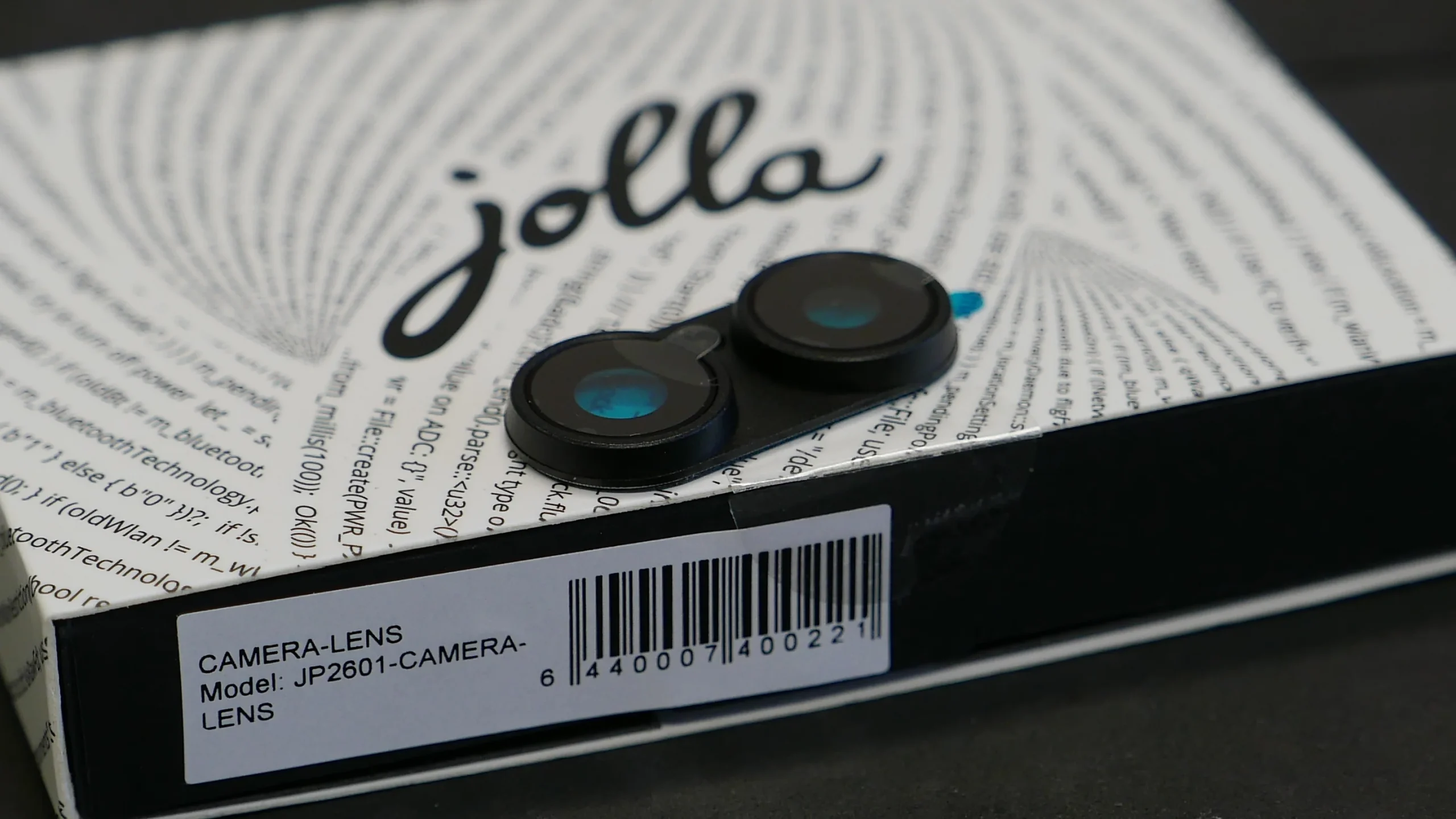 Photo du kit d'objectifs pour le Jolla Phone 2026